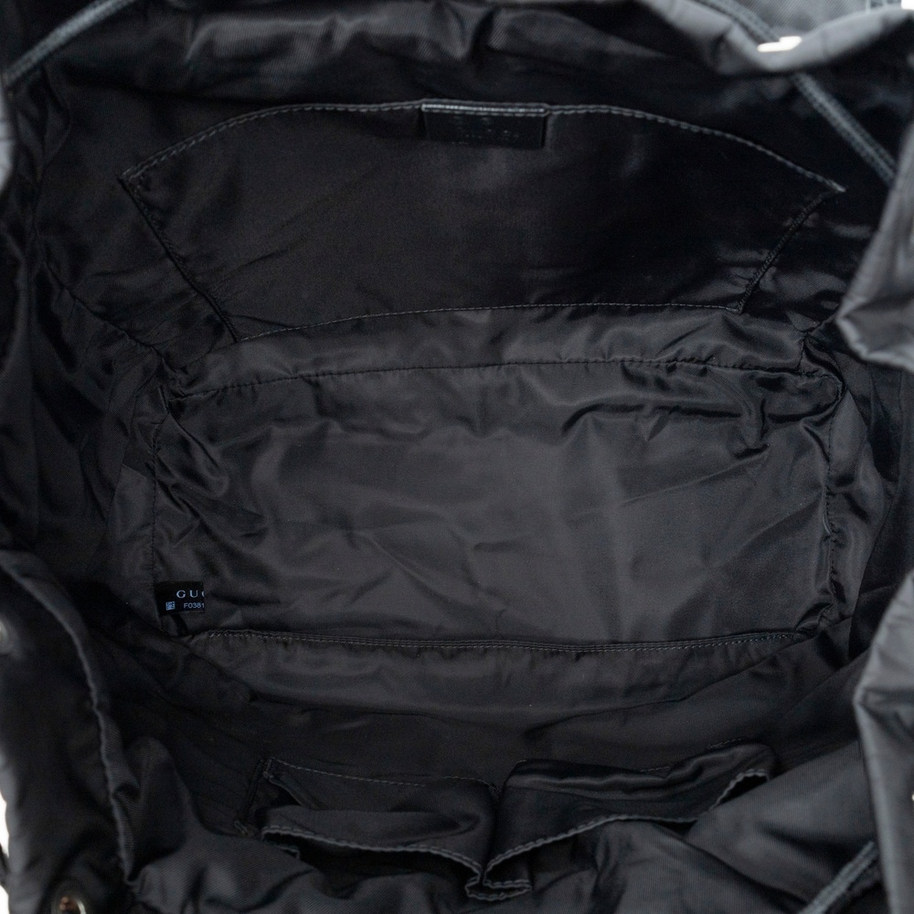 Gucci Flap Drawstring Backpack - Picture 9 of 10